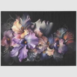 Decoupage Vrouw Bloemen Obsessie Delicate Petals Tissuepapier