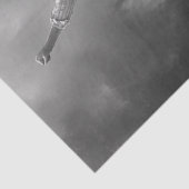 Decoupage Vrouw Rijden Paard Lopen Tissuepapier (Detail)