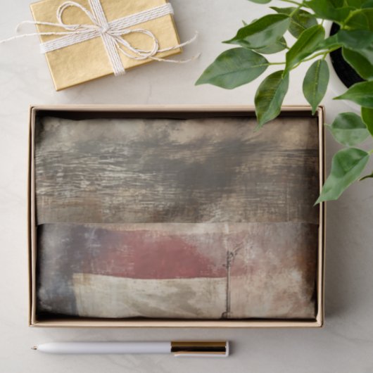 Decoupage VS oorlogsschip bij Zee Tissuepapier (Geschenk)