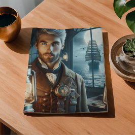 Decoupage Vuurtorenwachter Steampunk Victoriaans Tissuepapier