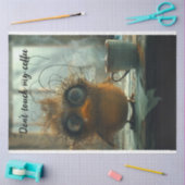 Decoupage Wackadoodle Raak mijn koffievogel niet a Tissuepapier (Craft)