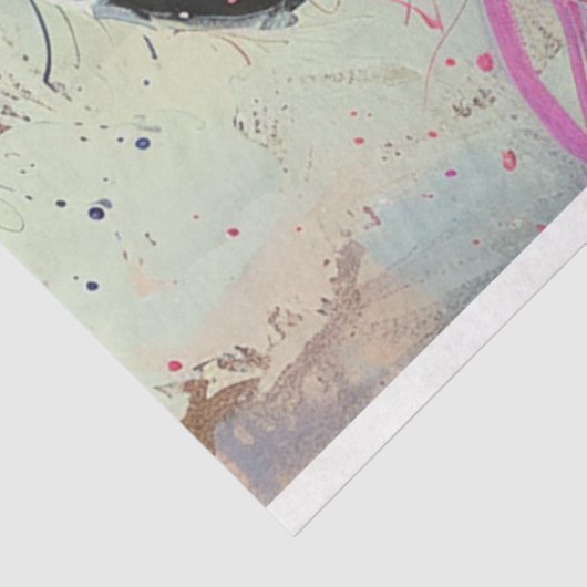 Decoupage Wackadoodle Urban Bird Tissuepapier (Detail)