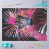 Decoupage Wackadoodle Zebra Roze Witte Strepen Tissuepapier (Craft)