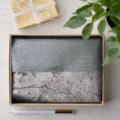 Decoupage Waterval Pink Tree Tranquil Pool Tissuepapier (Geschenk)