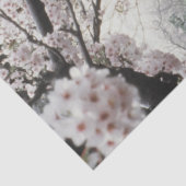 Decoupage Waterval Pink Tree Tranquil Pool Tissuepapier (Detail)