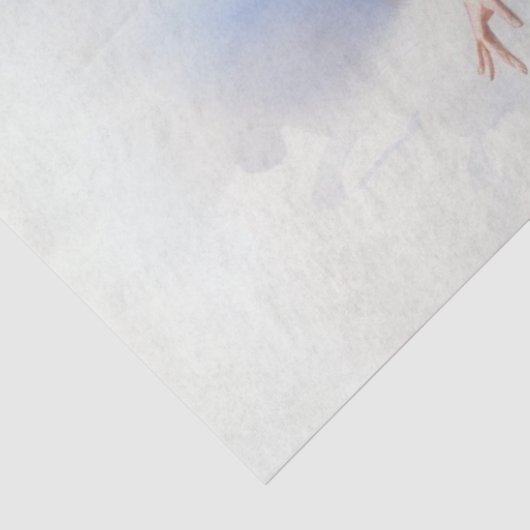 Decoupage Waterverf Balletdansers vloeiende kleure Tissuepapier (Detail)