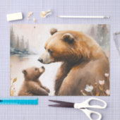 Decoupage waterverf beer liefhebbers tissuepapier (Craft)