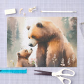 Decoupage waterverf beer liefhebbers tissuepapier (Craft)