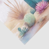 Decoupage Waterverf Desert Illustration Tissuepapier (Detail)