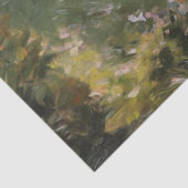 Decoupage Waterverf  Lady & Poedel Hond Tissuepapier (Detail)