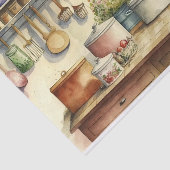 Decoupage waterverf Landelijke keuken Tissuepapier (Detail)