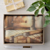 Decoupage waterverf Landelijke keuken Tissuepapier (Geschenk)