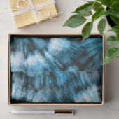Decoupage Waterverf Navy Blauwe Tie Dye Tissuepapier (Geschenk)