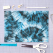 Decoupage Waterverf Navy Blauwe Tie Dye Tissuepapier (Craft)