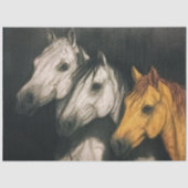 Decoupage waterverf paarden tissuepapier (Voorkant)