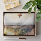 Decoupage waterverf vuurtoren liefhebbers tissuepapier (Geschenk)