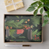 Decoupage Weefsel Papier Glazen Cloche Terrariums (Geschenk)