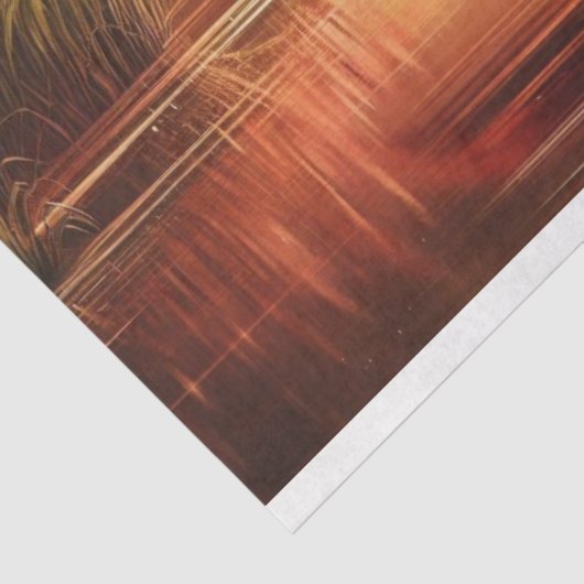 Decoupage Weefseldocument Flamingo Tissuepapier (Detail)