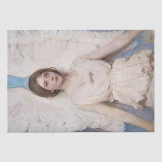 DECOUPAGE :WEEFSELPAPIER : ABBOTT HANDERSON THAYER TISSUEPAPIER (Voorkant)