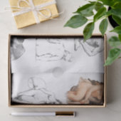 DECOUPAGE WEEFSELPAPIER : NUDES TISSUEPAPIER (Geschenk)