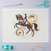 Decoupage Weefselpapier Paard Ruiterontwerp Tissuepapier (Craft)