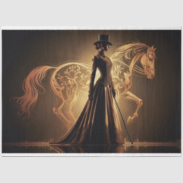 Decoupage Weefselpapier Ruitersport Gotisch Victor Tissuepapier