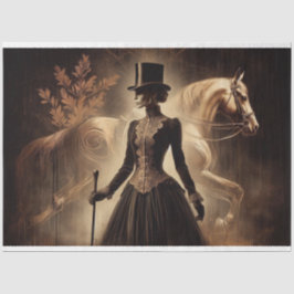 Decoupage Weefselpapier Ruitersport Gotisch Victor Tissuepapier