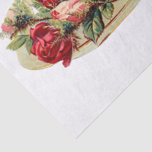 DECOUPAGE WEEFSELPAPIER:  TEACUP EN VOGELPAPIER TISSUEPAPIER (Detail)