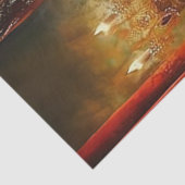 Decoupage Weird en Weider Art of Woman Tissuepapier (Detail)