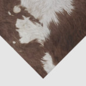 Decoupage Western Bruine Witte Koeienhuid Textuur Tissuepapier (Detail)