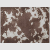 Decoupage Western Bruine Witte Koeienhuid Textuur Tissuepapier (Voorkant)