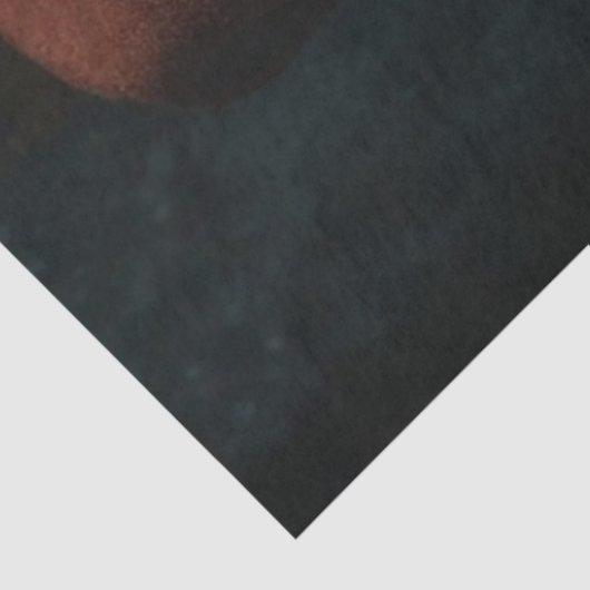 Decoupage Western Peeking Santa Clause Cowboy Hat Tissuepapier (Detail)