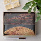 Decoupage Western thema Cowboy rijden naar de maan Tissuepapier (Geschenk)