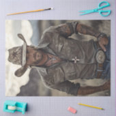 Decoupage Westerne Cowboy Christelijk Rancher Tissuepapier (Craft)