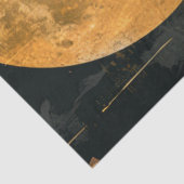 Decoupage Westerne Cowboy Desert Landscape Moon Tissuepapier (Detail)