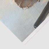 Decoupage Westerne Cowgirl Outlaw Patch op het oog Tissuepapier (Detail)