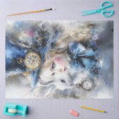 Decoupage Whimsical Alice Adventure & Konijn Tissuepapier (Craft)