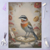 Decoupage Whimsical Bird Seidenpapier Tissuepapier (Craft)