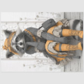 Decoupage Whimsical Boho Fox Kleding Tissuepapier (Voorkant)