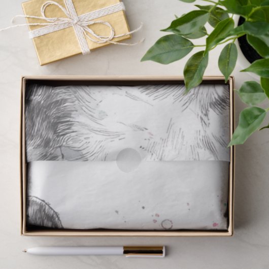 Decoupage Whimsical Bubble Gum Bulldog Tissuepapier (Geschenk)