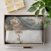 Decoupage Whimsical Cats &  Boot Flowers Tissuepapier (Geschenk)