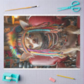 Decoupage Whimsical Chihuahua Patchwork bij Salon Tissuepapier (Craft)