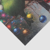 Decoupage Whimsical Christmas Birds Scrapbooking Tissuepapier (Detail)