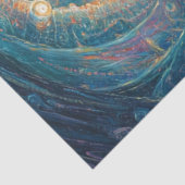 Decoupage Whimsical Dreamlike Galaxy Tissuepapier (Detail)