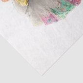 Decoupage Whimsical Elephant Reading voor studente Tissuepapier (Detail)