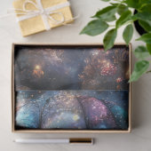 Decoupage Whimsical Fair in een ballon Tissuepapier (Geschenk)