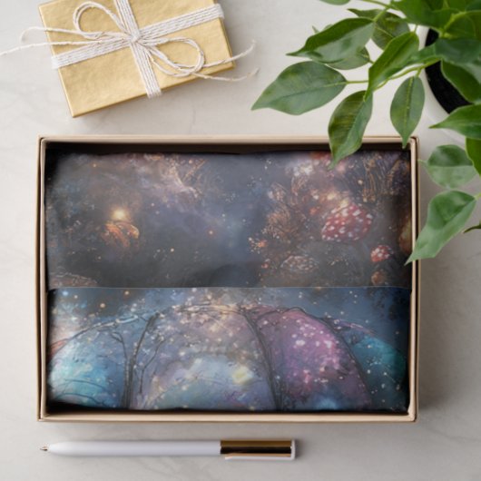 Decoupage Whimsical Fair in een ballon Tissuepapier (Geschenk)