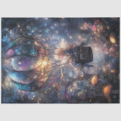 Decoupage Whimsical Fair in een ballon Tissuepapier (Voorkant)