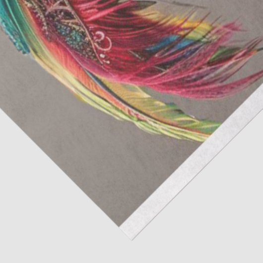 Decoupage Whimsical Fantasy Character Wackadoodle Tissuepapier (Detail)