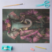 Decoupage Whimsical Fantasy Elephant Steampunk Tissuepapier (Craft)